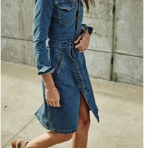 Madewell Denim Trench Dress